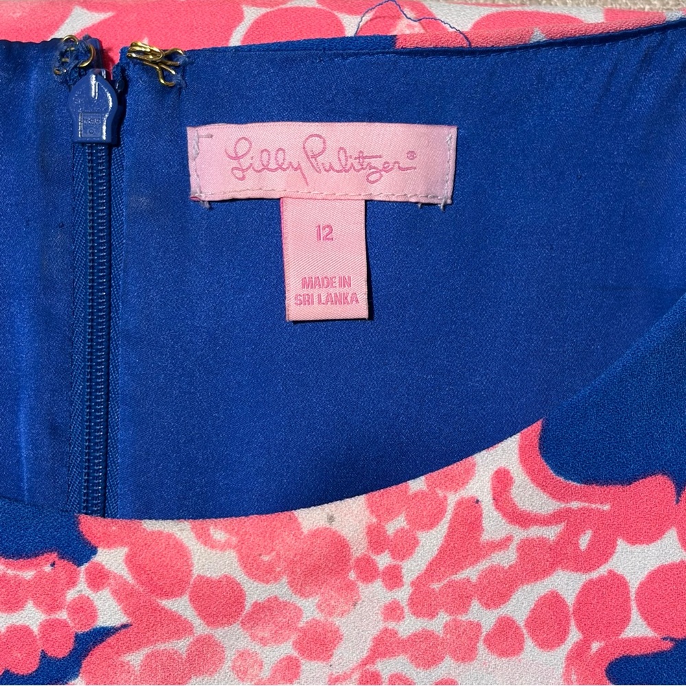 Lilly Pulitzer Sleeveless Octopus Print Romper Dress Size 12 RN 88189 - Picture 3 of 8